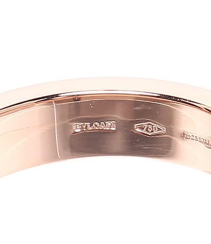 ブルガリ 美品 リング 指輪 750 ダイヤダブルロゴリング      レディース SIZE 12号 (リング) Bvlgari
