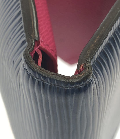 ルイヴィトン  三つ折り財布 ポルトフォイユ ヴィクトリーヌ エピ アンディゴブルー ホットピンク   M62204 レディース  (3つ折り財布) Louis Vuitton