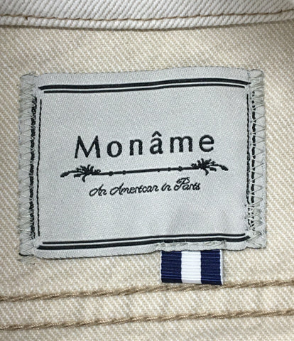 美品  Moname ノーカラーデニムジャケット    レディース S