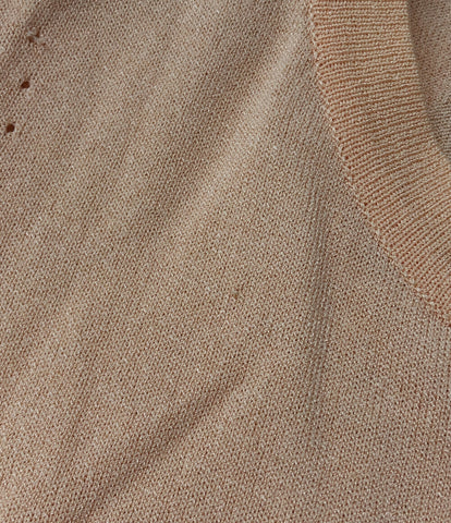 エリザベッタフランキ リボン半袖カーディガン レディース SIZE 40 (M