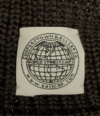 カムズアンドゴーズ 美品 ハット ニット リブ NY刺繍 ウール100％      レディース  (複数サイズ) COMESANDGOES