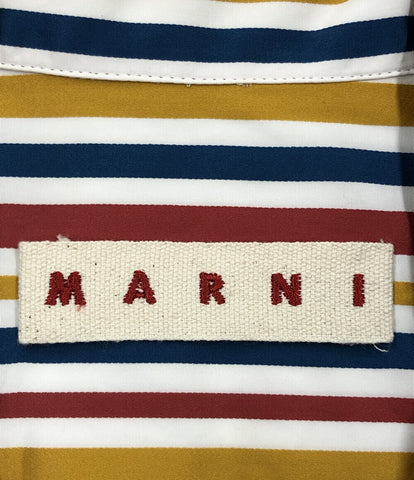 美品 マルニ MARNI ストライプ半袖開襟シャツ    メンズ 44