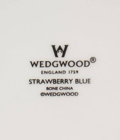 ウェッジウッド 美品 プレート 皿 2点セット 21cm  ストロベリーブルー       WEDGWOOD