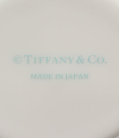 ティファニー 美品 カップ＆ソーサー 2客セット ペア  プラチナブルーバンド       Tiffany＆Co.