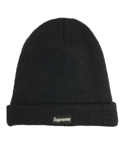 シュプリーム 美品 ニット帽 スモールロゴモヘアニットキャップ     メンズ  (M) Supreme