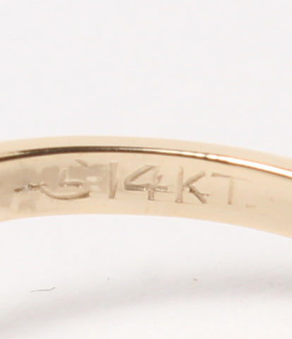 美品 リング 指輪 14KT      レディース SIZE 11号 (リング)