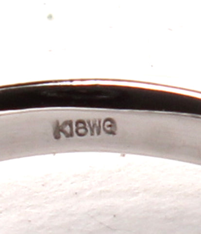 美品 リング 指輪 K18WG ダイヤ0.20ct      レディース SIZE 16号 (リング)