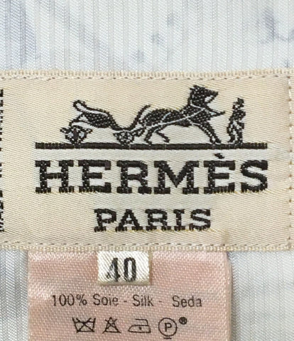 エルメス ベスト シルク100％ 乗馬柄 レディース SIZE 40 (M) HERMES ...