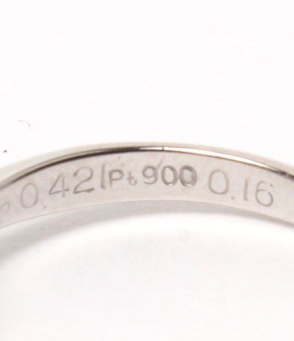 美品 リング 指輪 Pt900 0.42ct 0.16ct      レディース SIZE 6号 (リング)