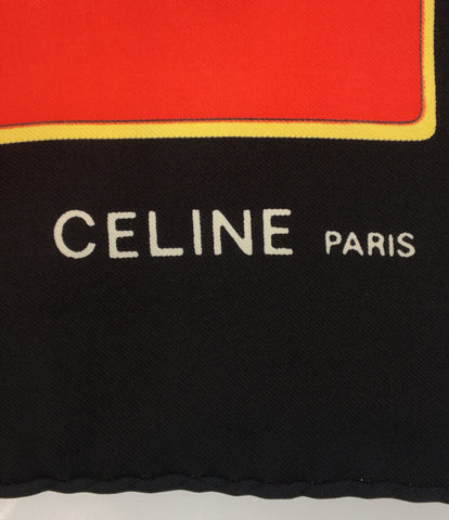 セリーヌ  スカーフ シルク100% タッセル 馬具柄      レディース  (複数サイズ) CELINE