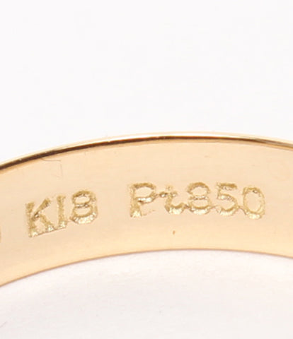 美品 リング 指輪 K18 Pt850      レディース SIZE 9号 (リング)