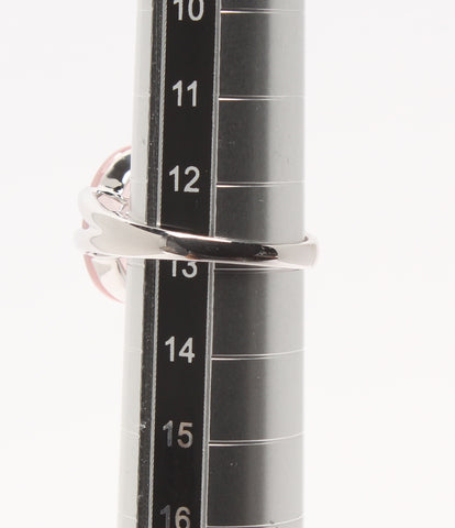 美品 リング 指輪 K18WG ローズクォーツ      レディース SIZE 12号 (リング)