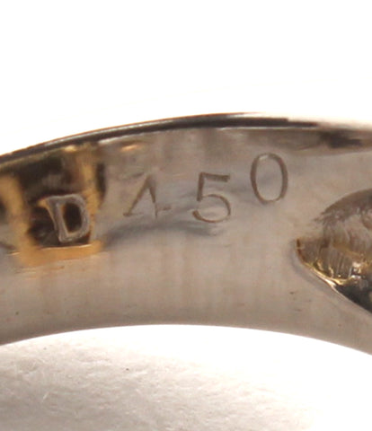 美品 リング 指輪 Pt900 カラード・トルマリン ダイヤ      レディース SIZE 10号 (リング)