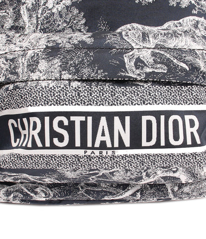 クリスチャンディオール 美品 リュックサック トラベル スモール バックパック リバース トワル ドゥ ジュイ    レディース   Christian Dior