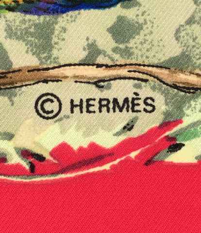 エルメス スカーフ カレ90 シルク100% ジャングル アニマル柄 赤道直下 EQUATEUR レディース (複数サイズ)  HERMES–rehello by BOOKOFF