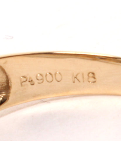 美品 リング 指輪 K18 pt900 D0.22ct      レディース SIZE 9号 (リング)