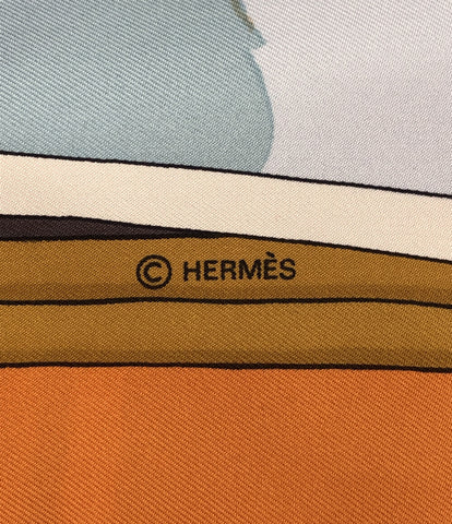 エルメス  スカーフ カレ90 シルク100% 馬車とハット      レディース  (複数サイズ) HERMES