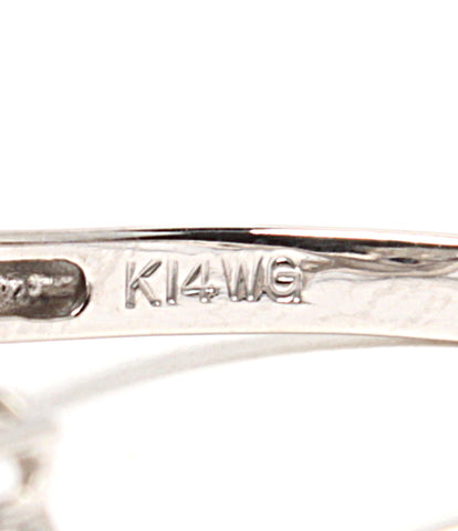 美品 リング 指輪 K14WG D0.50ct      レディース SIZE 11号 (リング)