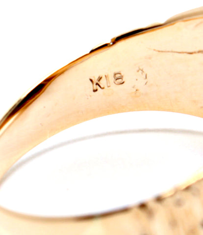 美品   リング 指輪 K18 ラピスラズリ    レディース 6号