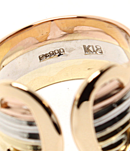 美品 リング 指輪 K18 Pt900      レディース SIZE 9号 (リング)