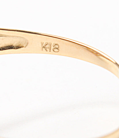 美品 リング 指輪 K18 パープルストーン      レディース SIZE 16号 (リング)