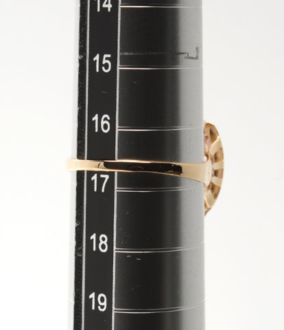 美品 リング 指輪 K18 パープルストーン      レディース SIZE 16号 (リング)