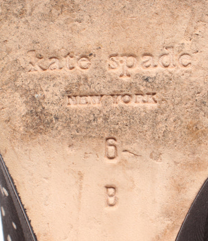 ケイトスペード  オープントゥパンプス ウエッジソール ドット柄      レディース SIZE 6 B (M) kate spade