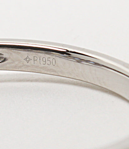 美品 リング 指輪 Pt950 パープルストーン      レディース SIZE 18号 (リング)