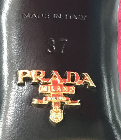 プラダ  チャンキーヒールミュール スエード      レディース SIZE 37 (M) PRADA