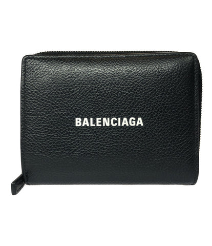 バレンシアガ 650879 レザー CASH コンパクトウォレット 二つ折り財布
