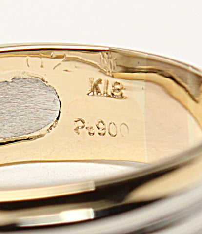 美品 リング 指輪 K18 Pt900      レディース SIZE 10号 (リング)