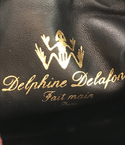 巾着ミニクロスショルダーバッグ 斜め掛け チェーンショルダー      レディース   Delphine Delafon