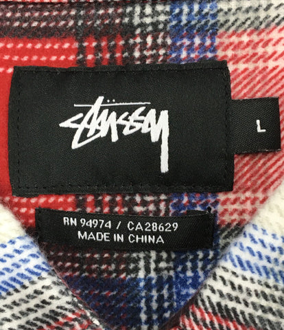 新作爆買い】 STUSSY - OLD STUSSY ネルシャツ L MADE IN USA チェック