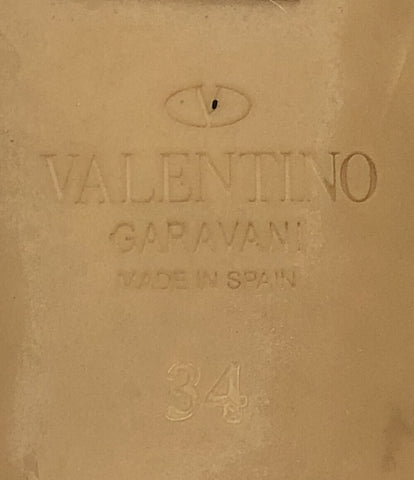 バレンチノ  アンクルストラップサンダル ウェッジソールサンダル ロックスタッズ      レディース SIZE 34 (XS以下) VALENTINO