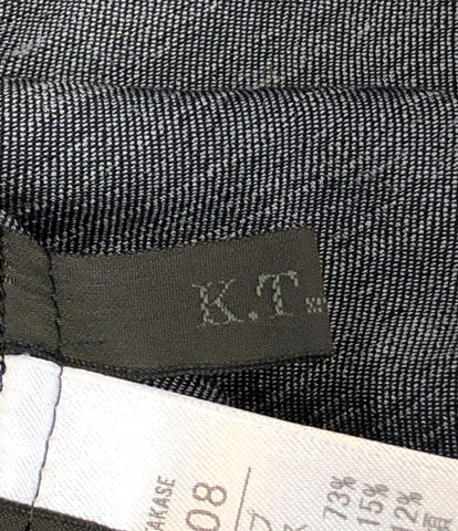 デニム調スラブストレッチ デザインシャツ レディース SIZE 9 (M) K.T