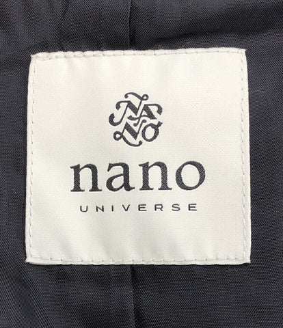 ナノユニバース ツイードロングコート レディース SIZE 38 (M) nano ...