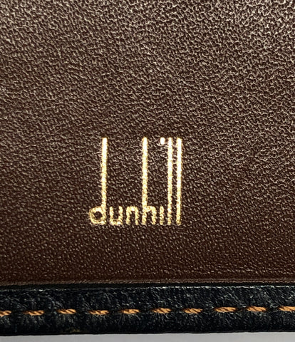 dunhill【極美品】dunhill(ダンヒル) ロゴプレート ゴールド金具 レザー 長財布