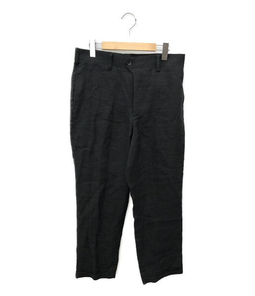 Black Linen Trousers【OR-1085A】オルゲイユ