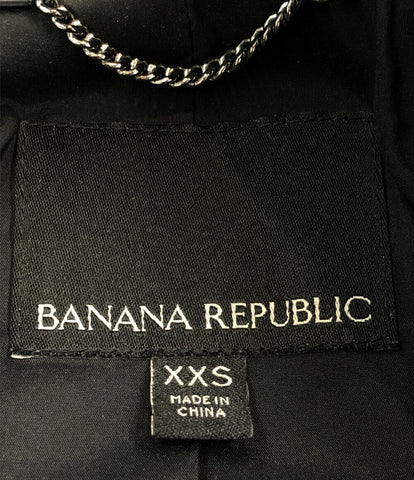 バナナリパブリックBANANA REPUBLIC バナナリパブリック ファーブルゾン 黒 xs