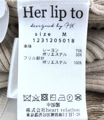 長袖ニットワンピース レディース SIZE M (M) Her lip to – rehello by ...