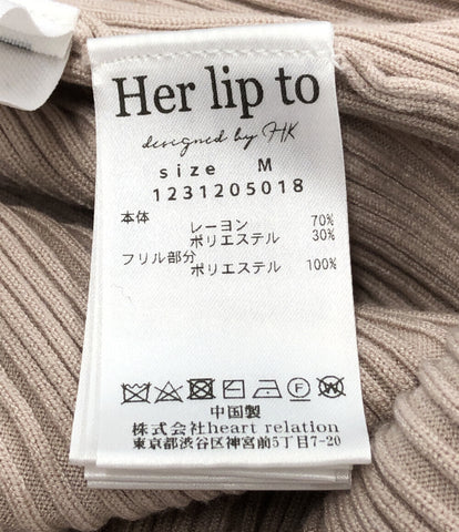 Her lip to ニットドレス　Mサイズ　美品