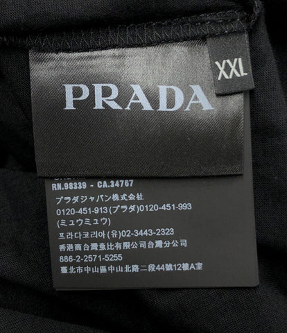 プラダ 美品 三角パッチ 半袖Tシャツ UJM492 ユニセックス SIZE XXL