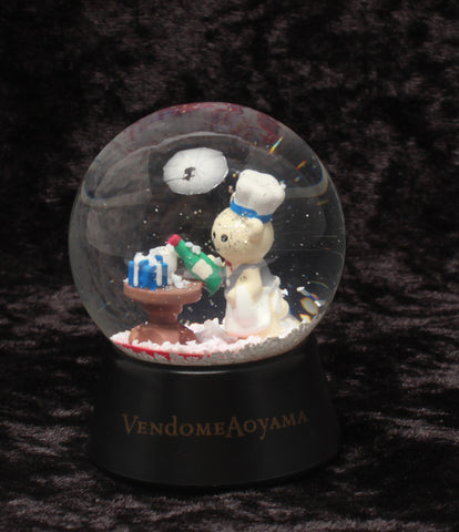 ヴァンドームアオヤマ 美品 ネックレス K18WG 0.14ct スノードーム付      レディース  (ネックレス) VENDOME AOYAMA