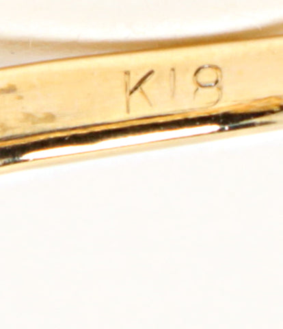 美品 リング 指輪 K18 D1.04ct ウェーブモチーフ      レディース SIZE 8号 (リング)