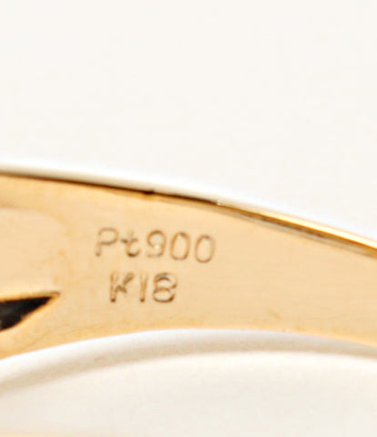 リング 指輪 K18 Pt900 D0.12ct      レディース SIZE 16号 (リング)