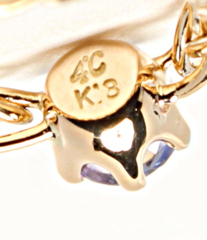ヨンドシー 美品 リング 指輪 K18 カラーストーン       レディース SIZE 7号 (リング) 4℃