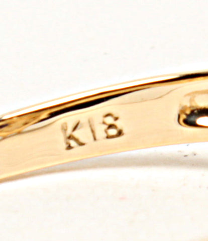 美品   リング 指輪 K18 カラーストーン    レディース 12号