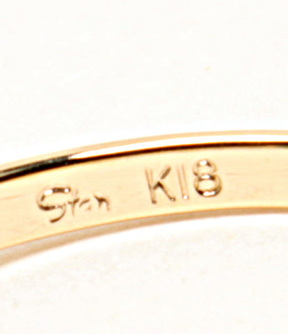 スタージュエリー 美品 リング 指輪 K18 カラーストーン0.05ct  ハートモチーフ      レディース SIZE 8号 (リング) STAR JEWELRY