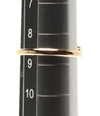 スタージュエリー 美品 リング 指輪 K18 カラーストーン0.05ct  ハートモチーフ      レディース SIZE 8号 (リング) STAR JEWELRY