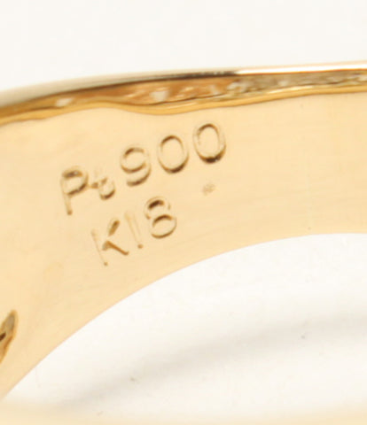 美品 リング 指輪 K18 Pt900 象モチーフ エレファント      レディース SIZE 8号 (リング)